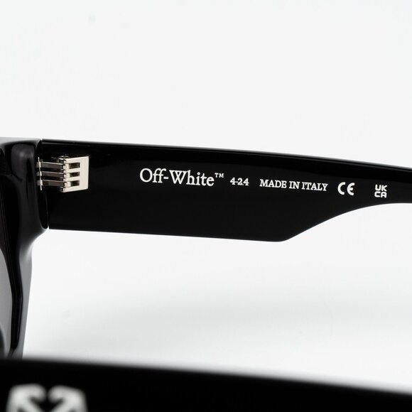 Off-White VANCOUVER Men Sunglasses Black Grey Square OERI13F VANCOUVER 1007 - Picture 8 of 14